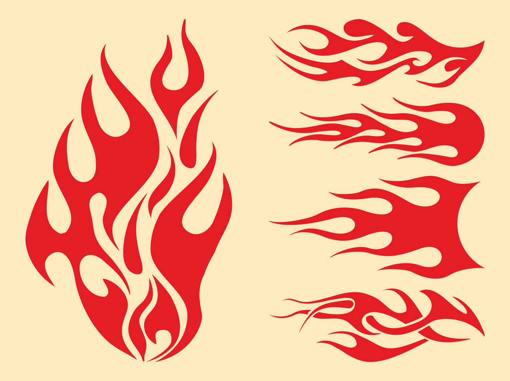 1024x765 Flames Graphics Set Free Vectors Ui Download