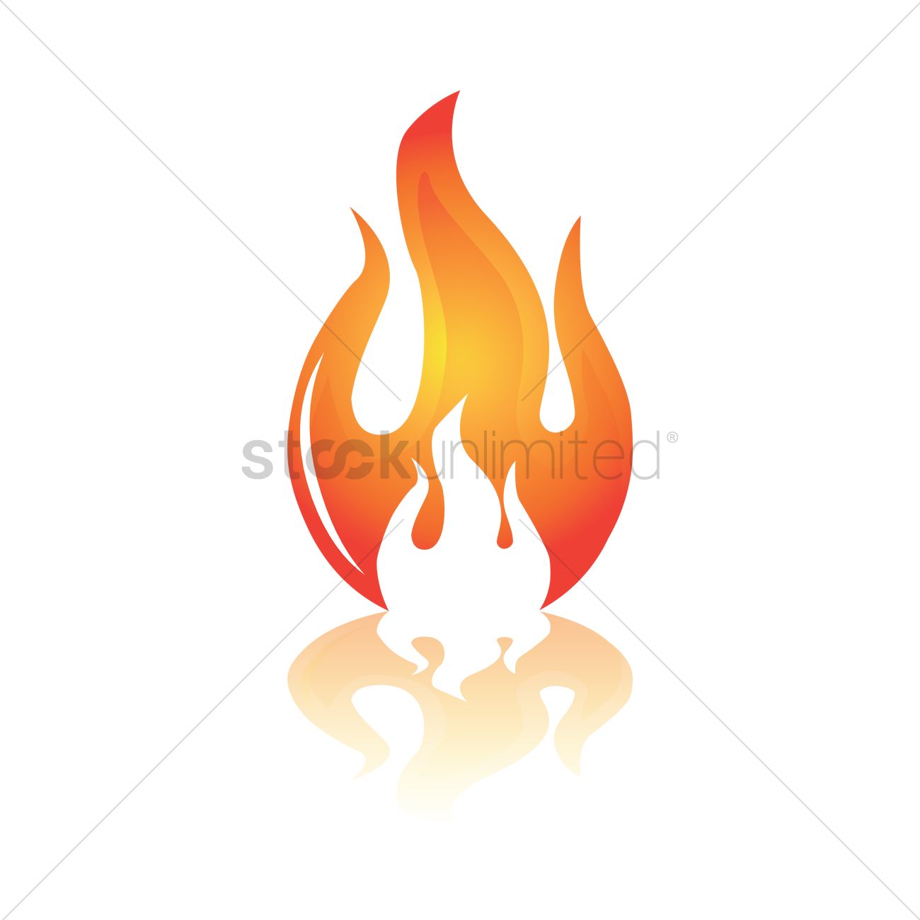 1300x1300 Free Fire Flame Vector Image
