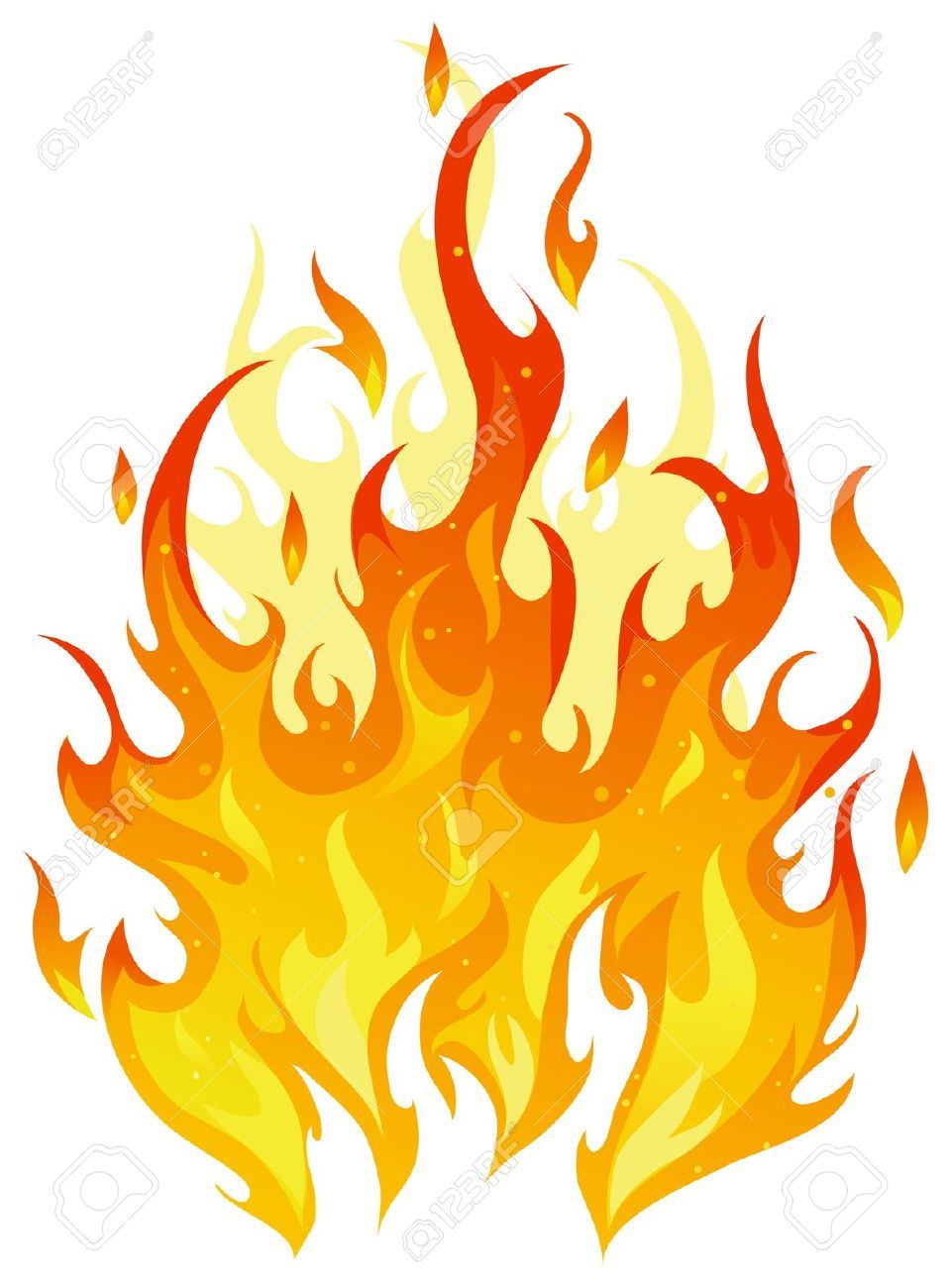 959x1300 Flame Vector