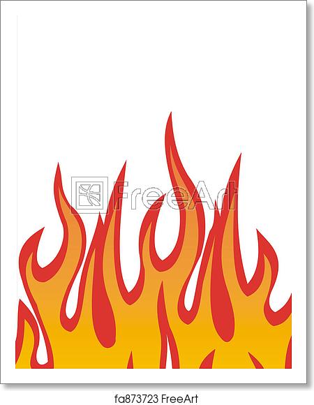 450x580 Free Art Print Of Fire Flames Vector Vector Illustration