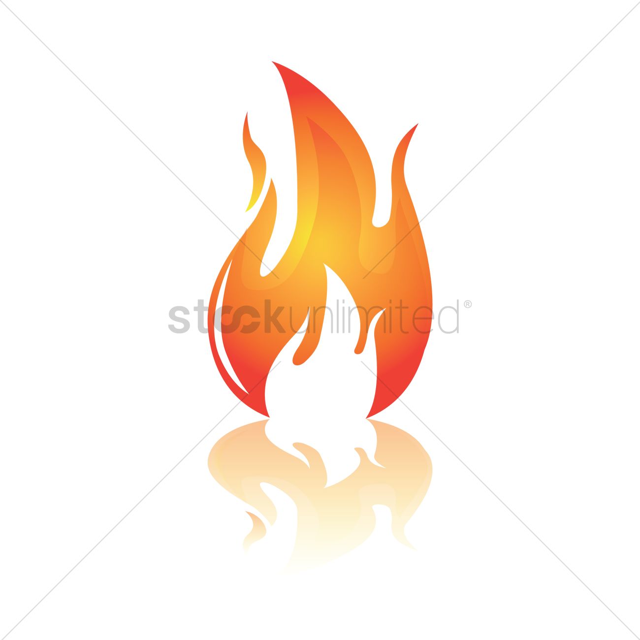 1300x1300 Free Fire Flame Vector Image