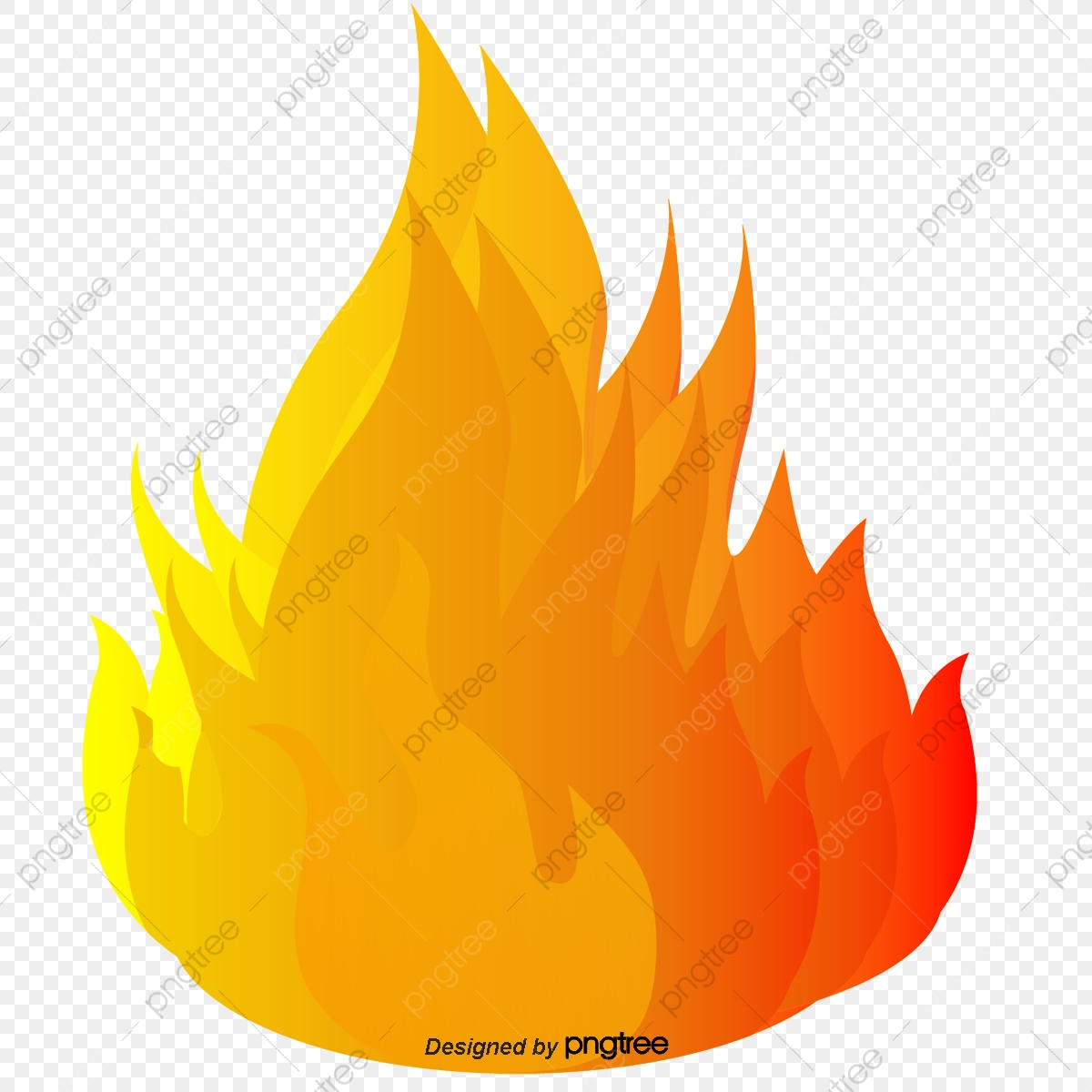 1200x1200 Cartoon Flame Vector Elements, Fire, Flame, Flames Png And Vector