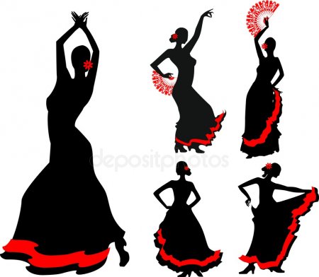 Flamenco Dancer Vector