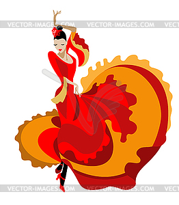 262x300 Haired Flamenco Dancer