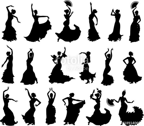 Flamenco Dancer Vector at Vectorified.com | Collection of Flamenco ...