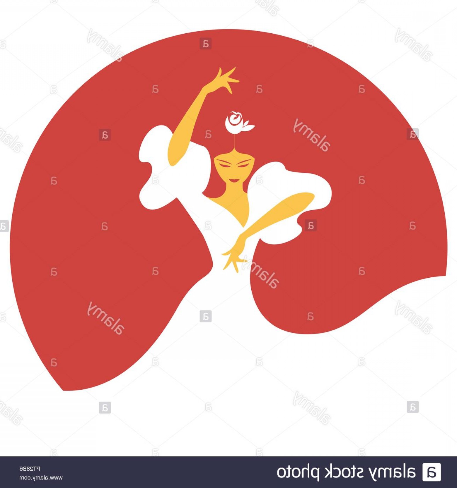 1560x1668 Spanish Flamenco Dancer Vector Illustration Image Cultracing