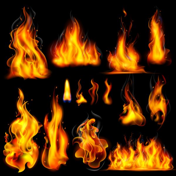 Flames Vector Free Download at Collection of Flames