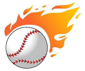 350x295 Free Baseball Flames Clipart And Vector Graphics