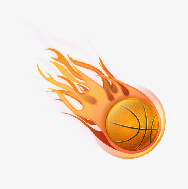 Flaming Basketball Vector at Vectorified.com | Collection of Flaming ...