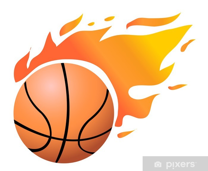 Flaming Basketball Vector at Vectorified.com | Collection of Flaming ...