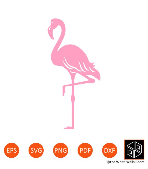 570x653 Flamingo Pink Flamingo Silhouette Flamingo Clip Art Etsy