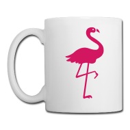 190x190 Flamingo Vector Mug Spreadshirt