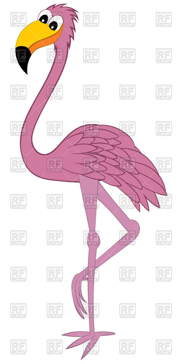 604x1200 Funny Cartoon Flamingo Vector Image Of Plants And Animals Angelp