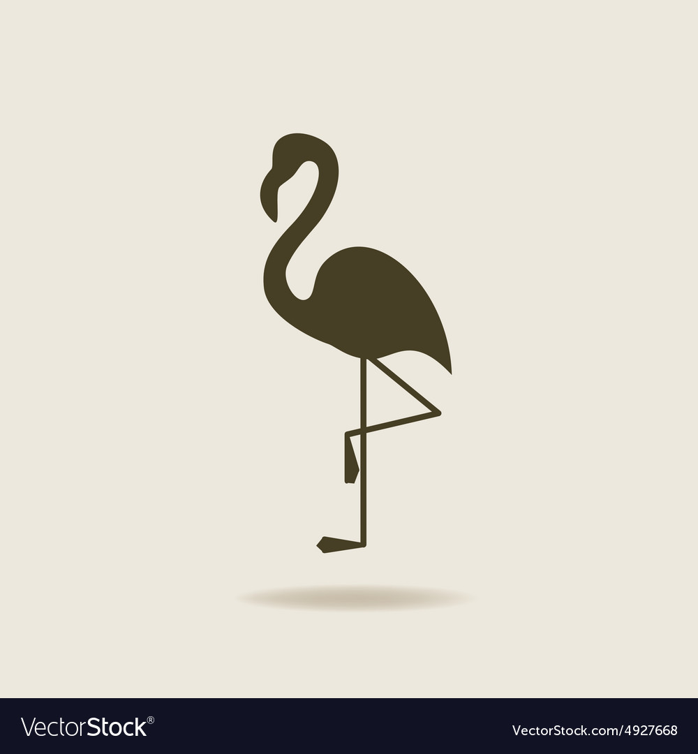 1000x1080 Flamingo Silhouette Vector