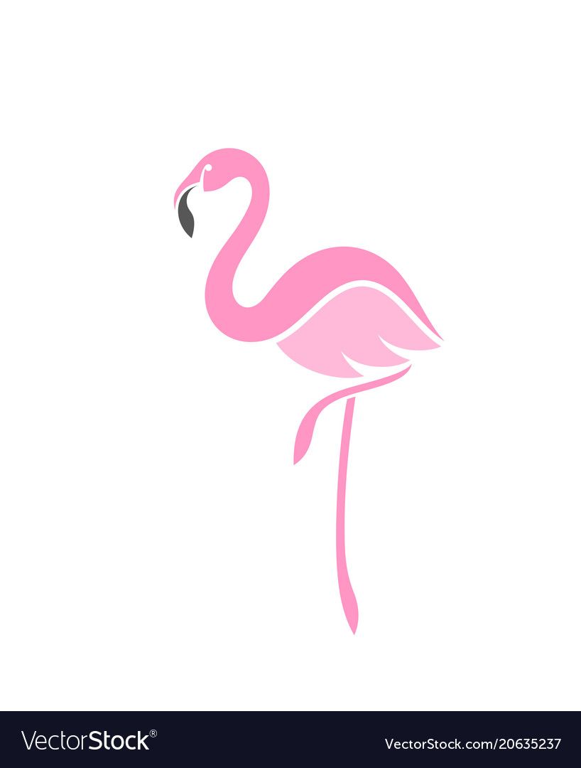 818x1080 Flamingo Logo Royalty Free Vector Image