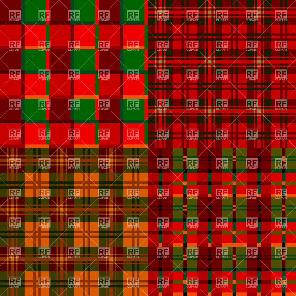1200x1200 Tartan And Plaid Red Patterns Vector Image Of Backgrounds