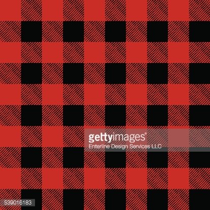 414x414 Vector Tiled Red And Black Flannel Pattern Illustration Premium
