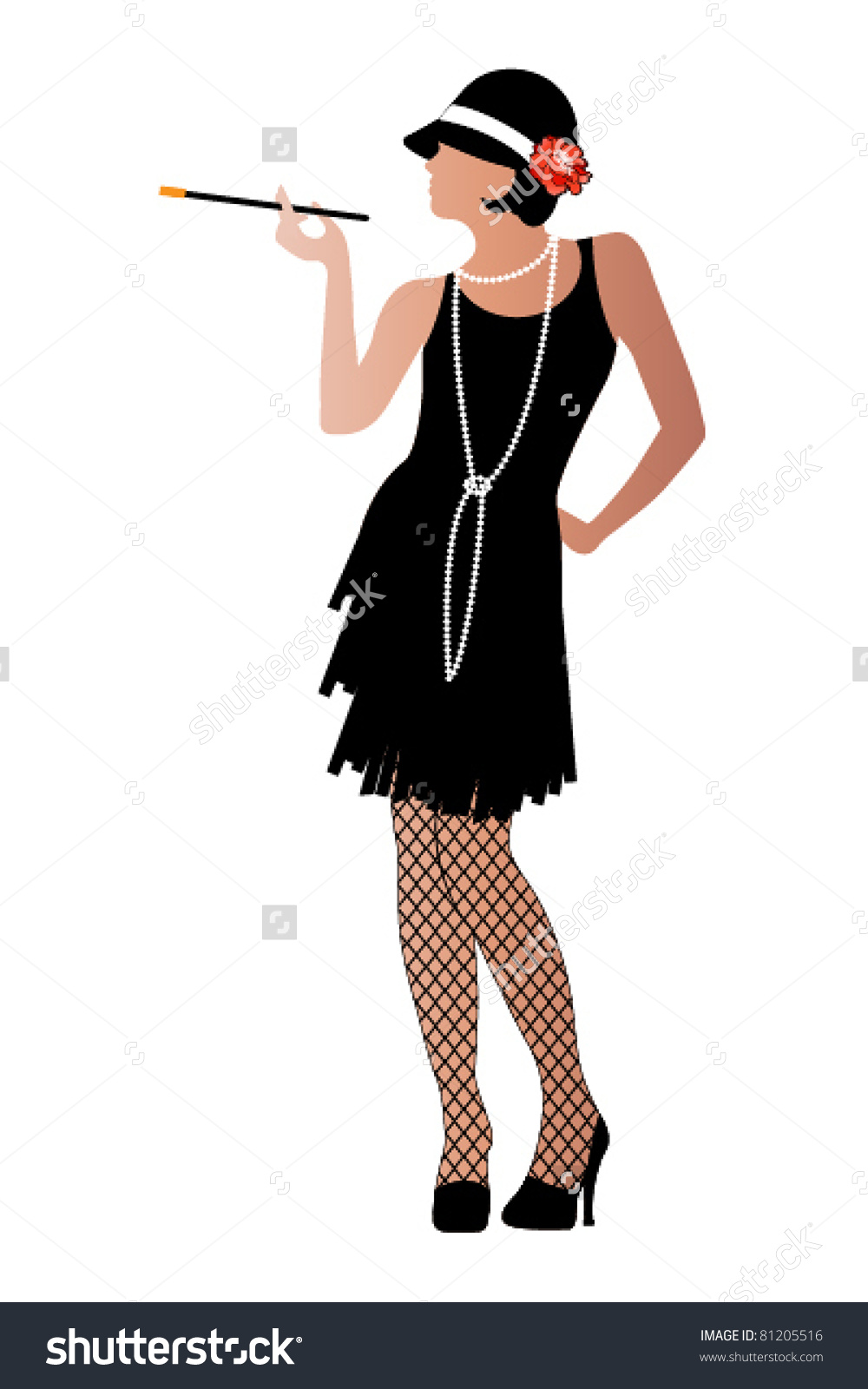 Flapper Girl Vector at Vectorified.com | Collection of Flapper Girl ...