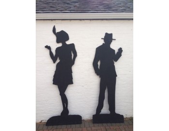 350x270 Collection Of 'flapper Silhouette' Download More Than Images