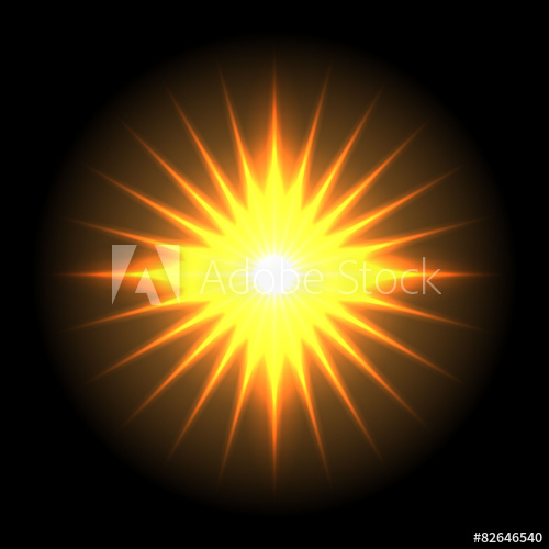 500x500 Lens Flare Vector Background
