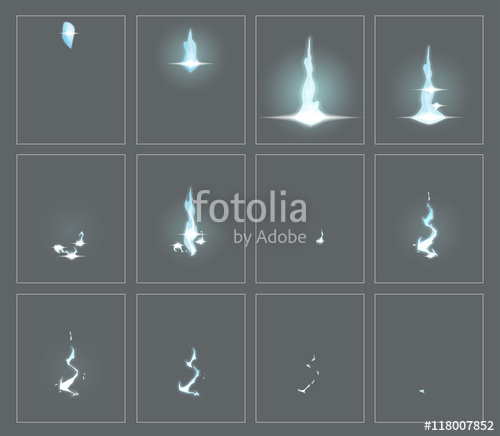 Lightning Special Effect Fx Animation Frames Sprite Sheet 500x436 Lightning Special Effect Fx Animation Frames Sprite Sheet