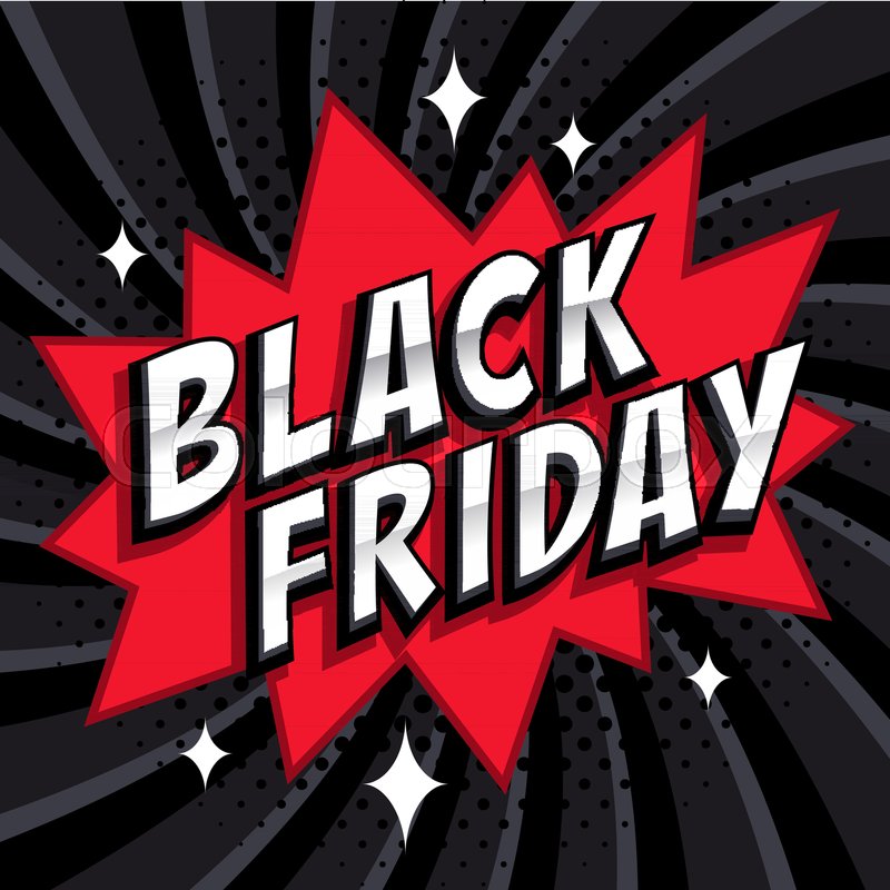 Black Friday Sale Comic Style Banner Stock Vector Colourbox 800x800 Black Friday Sale Comic Style Banner Stock Vector Colourbox
