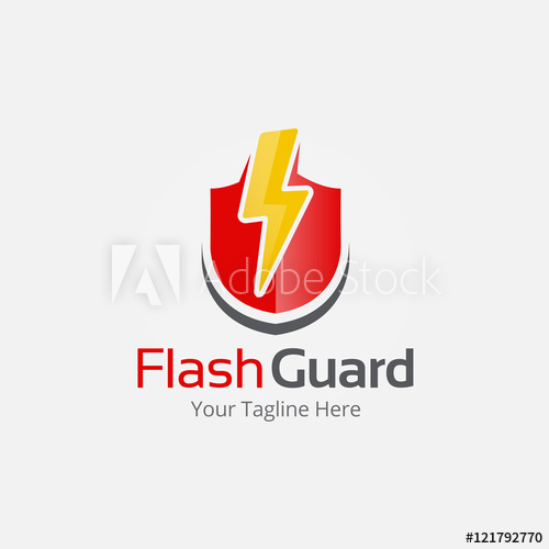 Flash Guard Logo Vector Template 500x500 Flash Guard Logo Vector Template