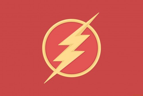 The Flash Logo Vector Wallpapers Freshwallpapers 500x338 The Flash Logo Vector Wallpapers Freshwallpapers