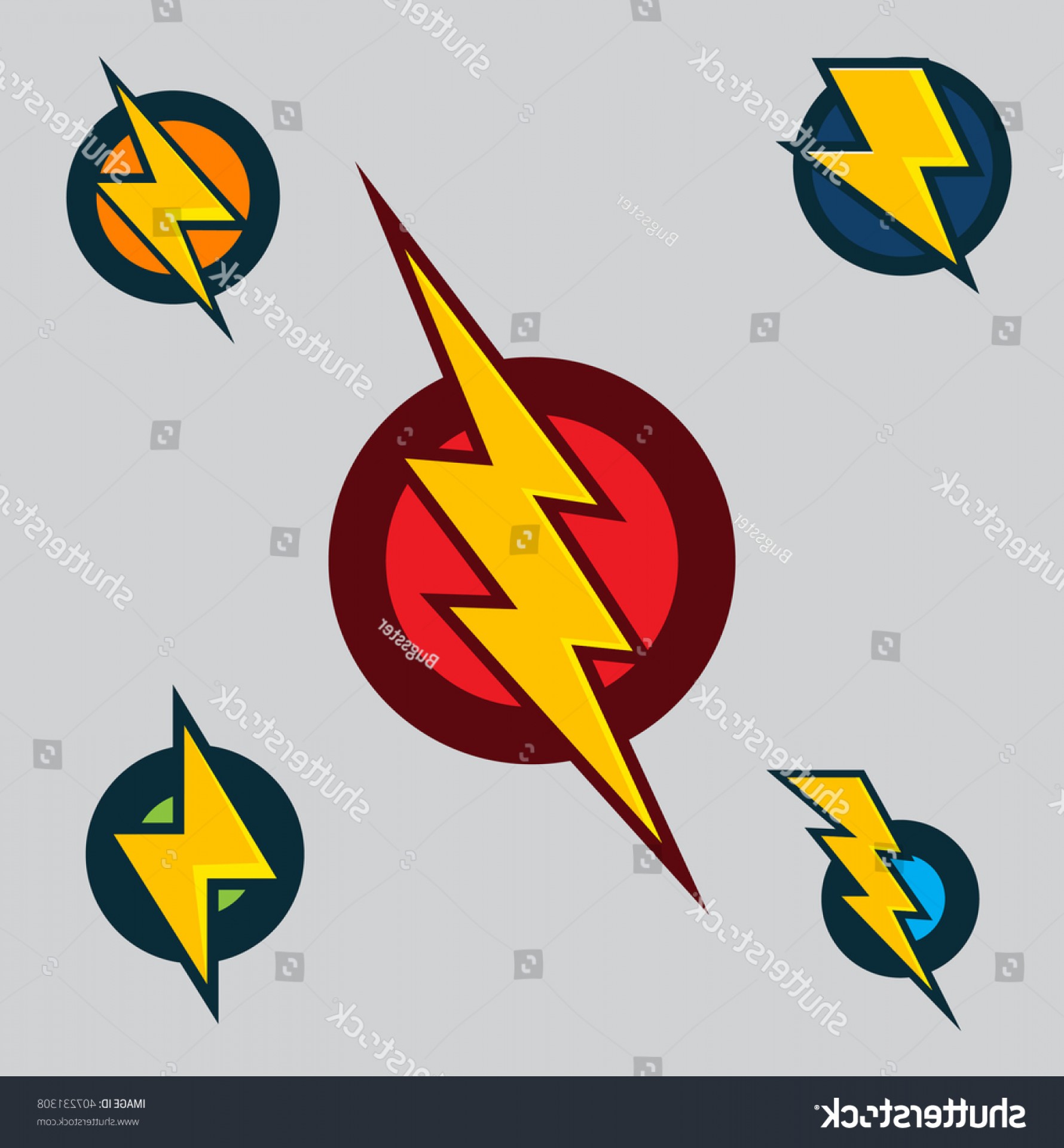 Flash Superhero Logo Vector at Vectorified.com | Collection of Flash ...