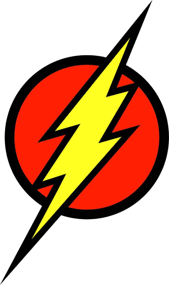 570x962 Flash Superhero Logo Vector