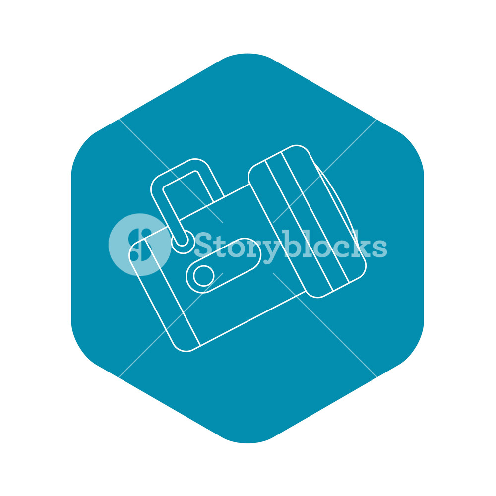 1000x1000 Flashlight Icon Outline Illustration Of Flashlight Vector Icon