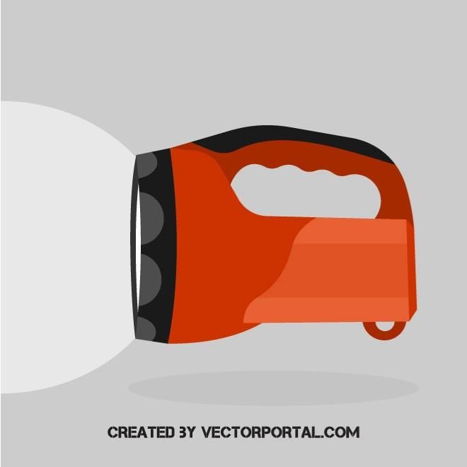 660x660 Flashlight Vector Image Various Vectors In Free Vector