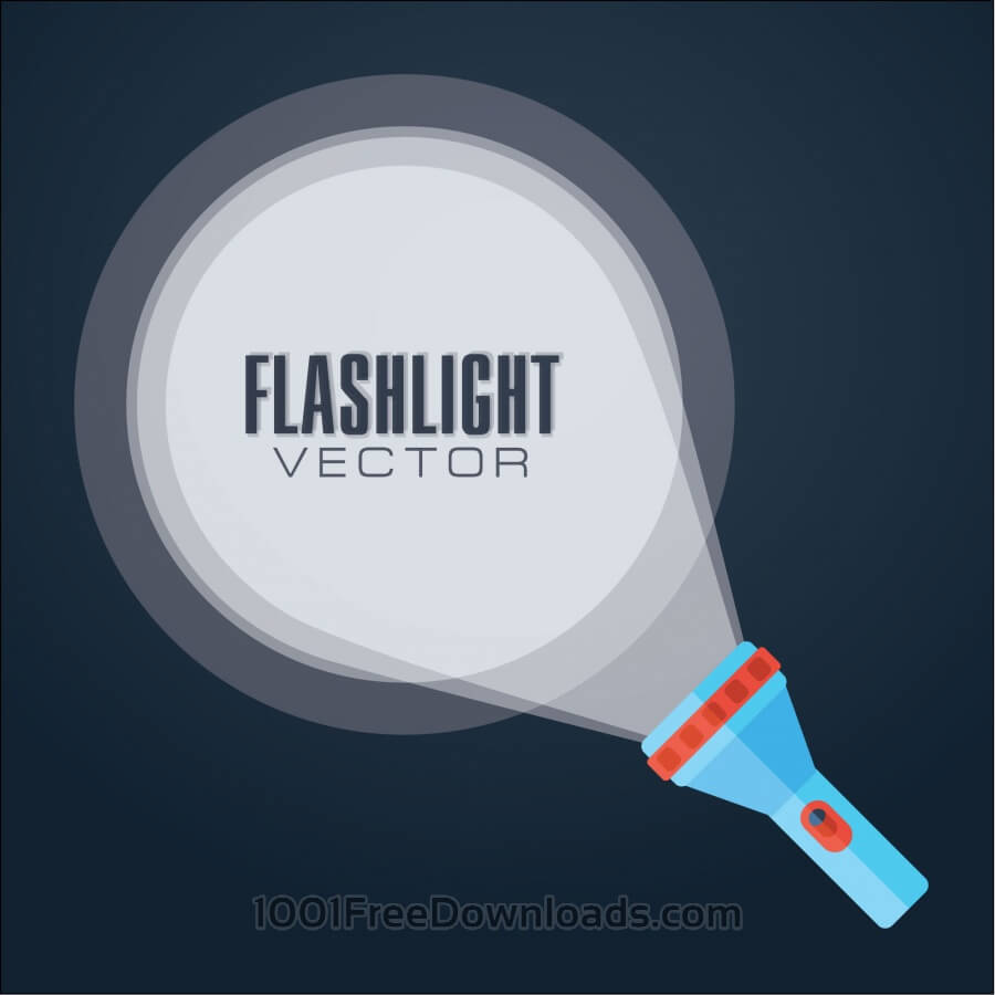 900x900 Free Vectors Flat Vector Illustration Flashlight Abstract
