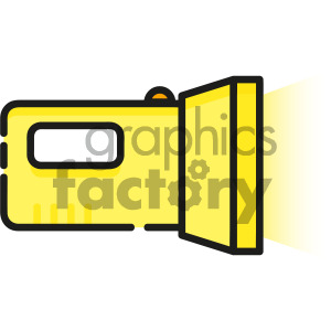300x300 Flashlight Vector Royalty Free Icon Art Clipart Royalty Free Gif