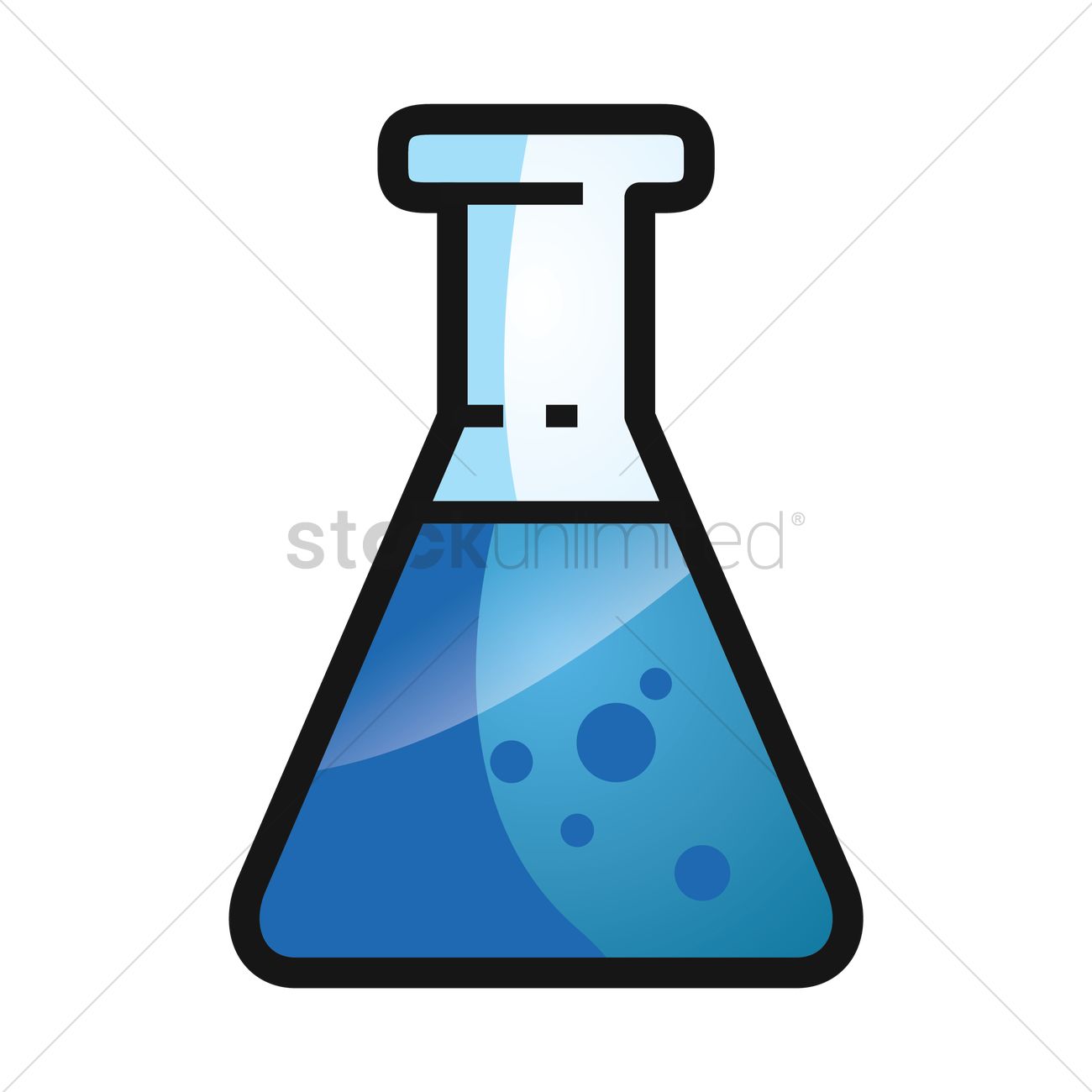 1300x1300 Erlenmeyer Flask Vector Image