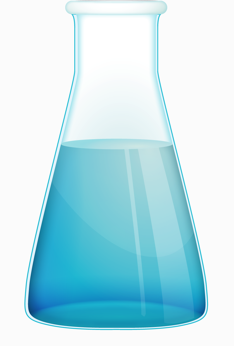 800x1183 Free Chemistry Flask Vector Icon