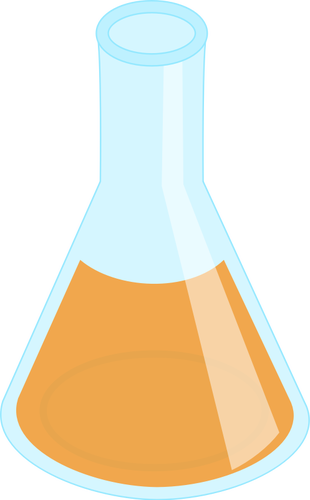 310x500 Chemistry Flask Vector Image
