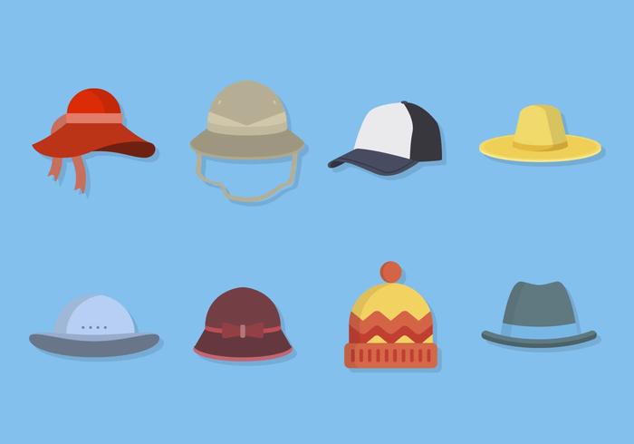 700x490 Flat Hat Collections Vector