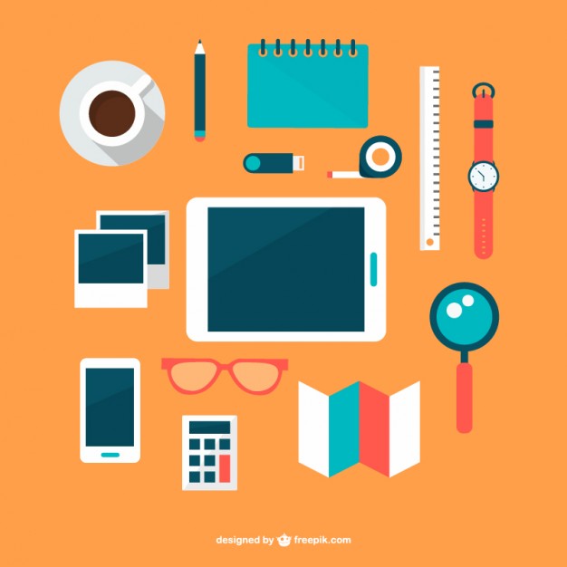 626x626 Office Flat Designs Free Vector
