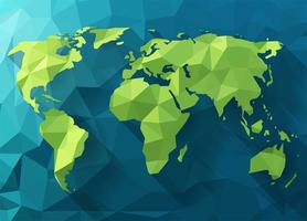 278x200 Flat World Map Free Vector Art