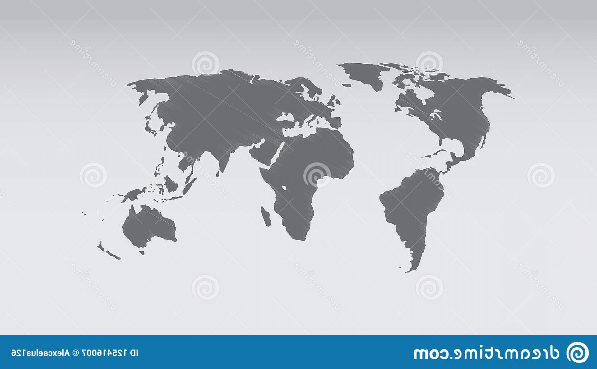 1920x1188 World Map Vector Scribble Effect Isolate Blank Background Flat