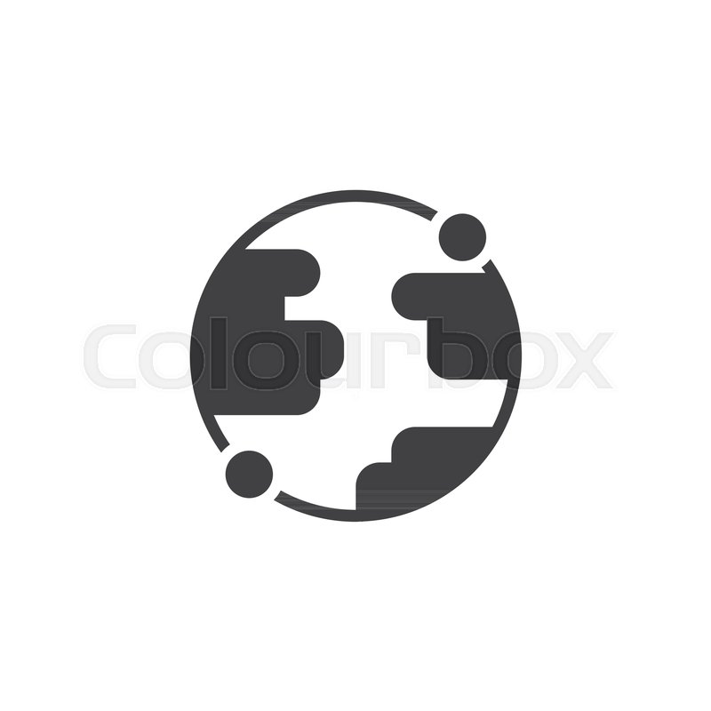 800x800 Earth Globe Vector Icon Filled Flat Stock Vector Colourbox