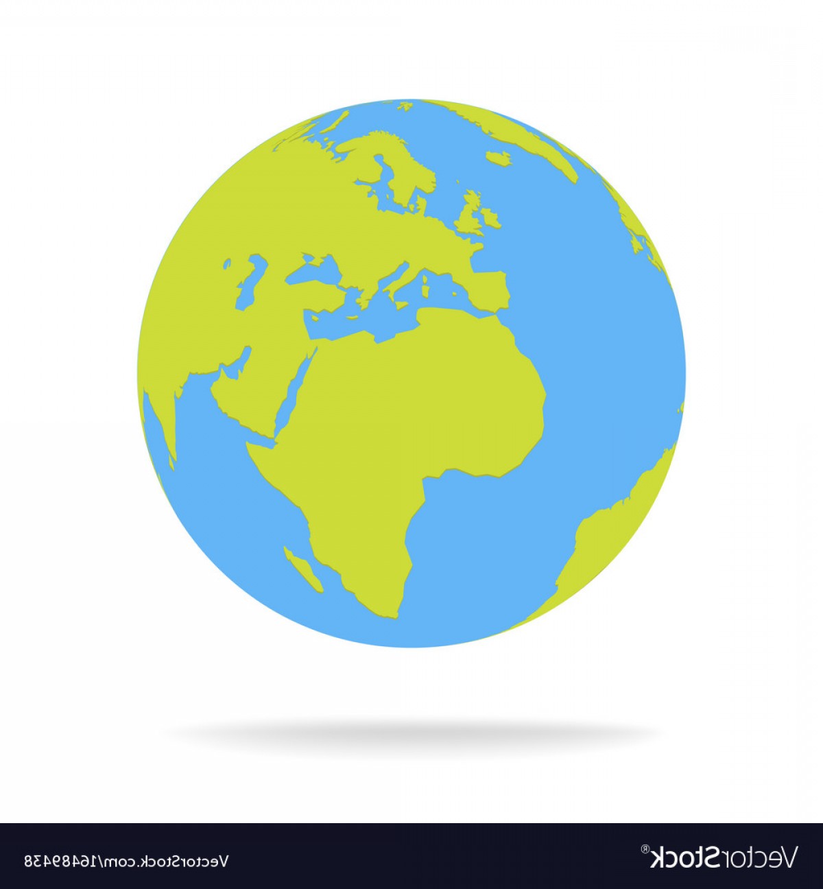 1200x1296 Flat Earth Globe Vector Studiogrfx