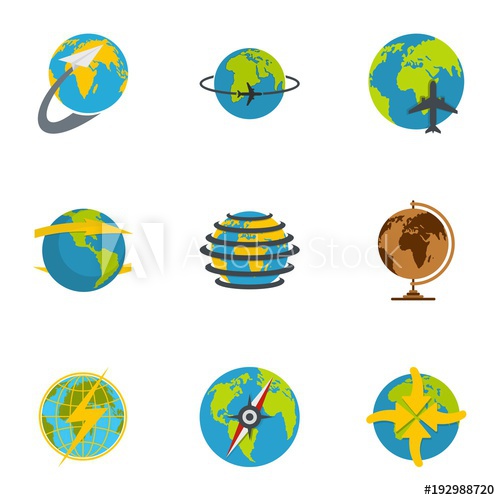 Globe Icons Set Flat Set Of Globe Vector Icons For Web Isolated 500x500 Globe Icons Set Flat Set Of Globe Vector Icons For Web Isolated