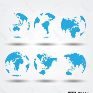 Photostock Vector World Map Globe Or Planet Earth Showing Asia 300x300 Photostock Vector World Map Globe Or Planet Earth Showing Asia
