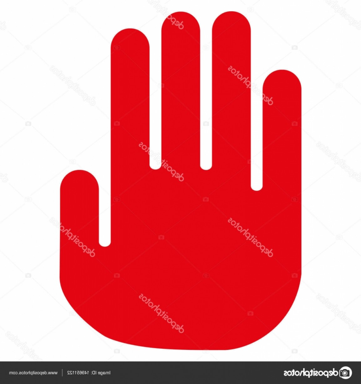 1155x1228 Stop Hand Vector Handandbeak