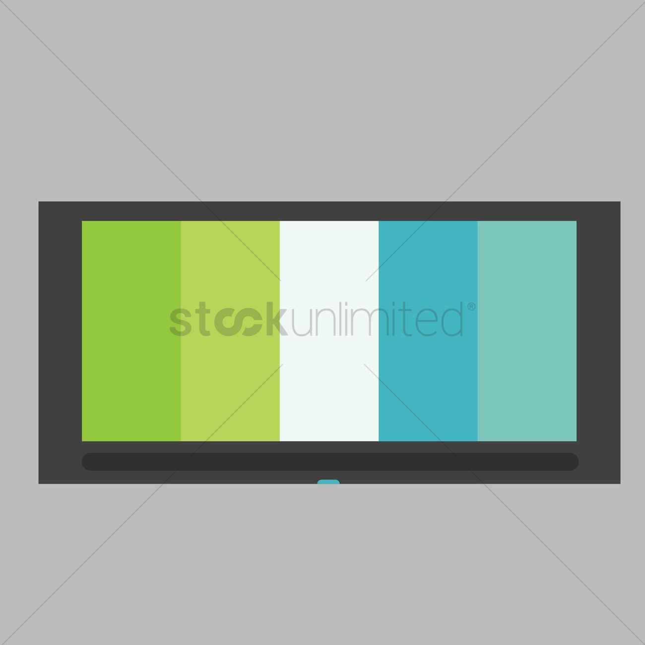 Flat Screen Tv Vector Image 1300x1300 Flat Screen Tv Vector Image