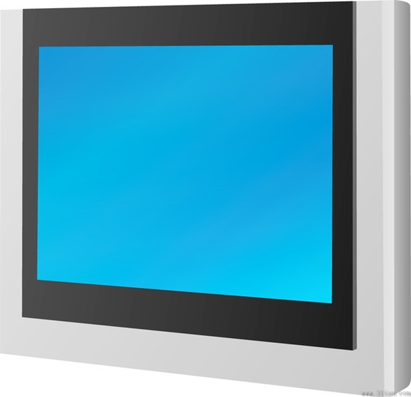 Flatscreen Tv Vector Free Vector In Adobe Illustrator 600x579 Flatscreen Tv Vector Free Vector In Adobe Illustrator