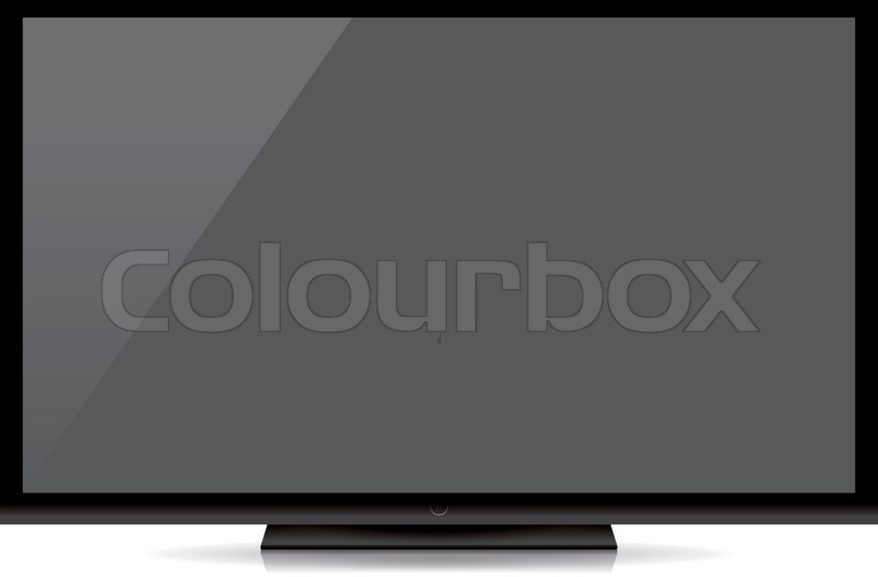 Modern Blank Flat Screen Tv Isolated Stock Vector Colourbox 800x526 Modern Blank Flat Screen Tv Isolated Stock Vector Colourbox