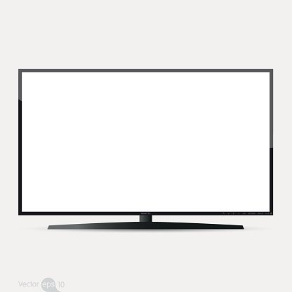Tv Flat Screen, Vector Premium Clipart 416x416 Tv Flat Screen, Vector Premium Clipart